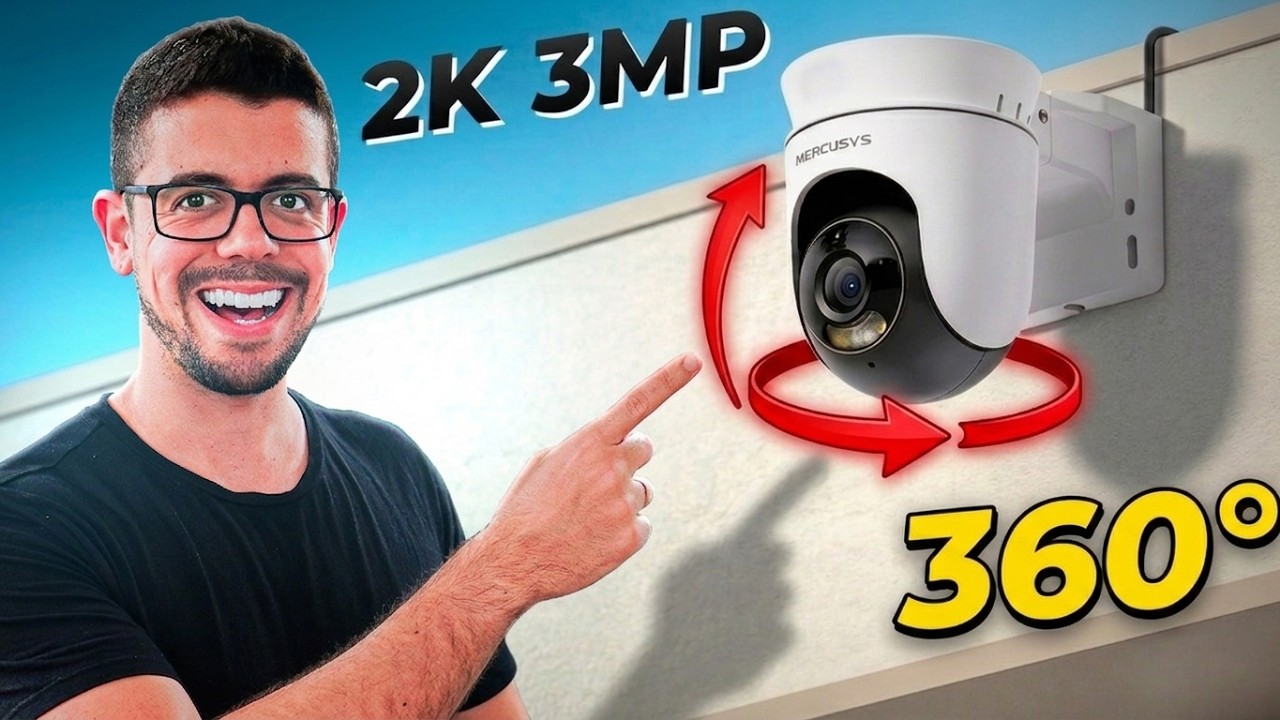 Melhor C&acirc;mera de Seguran&ccedil;a WiFi externa custo-benef&iacute;cio? (Mercusys MC510)