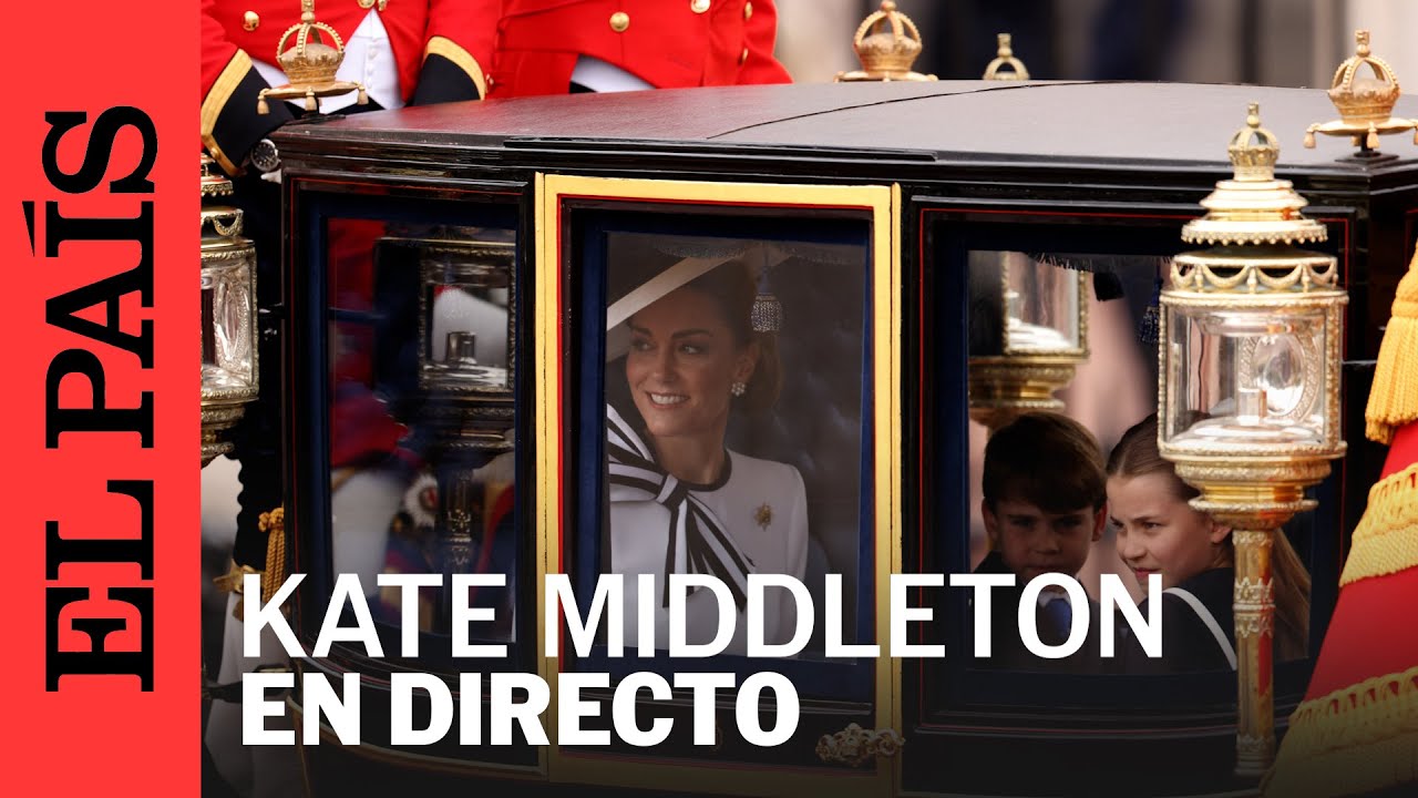 DIRECTO | Kate Middleton reaparece en el desfile de cumpleaños en honor al rey Carlos III | EL PAÍS