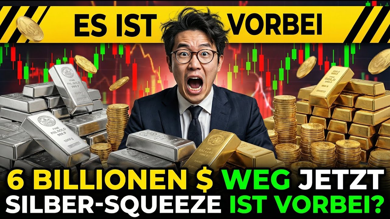 ES IST VORBEI: 6 Bio. $ weg — Warum die Fed Gold und Silber abstürzen ließ!