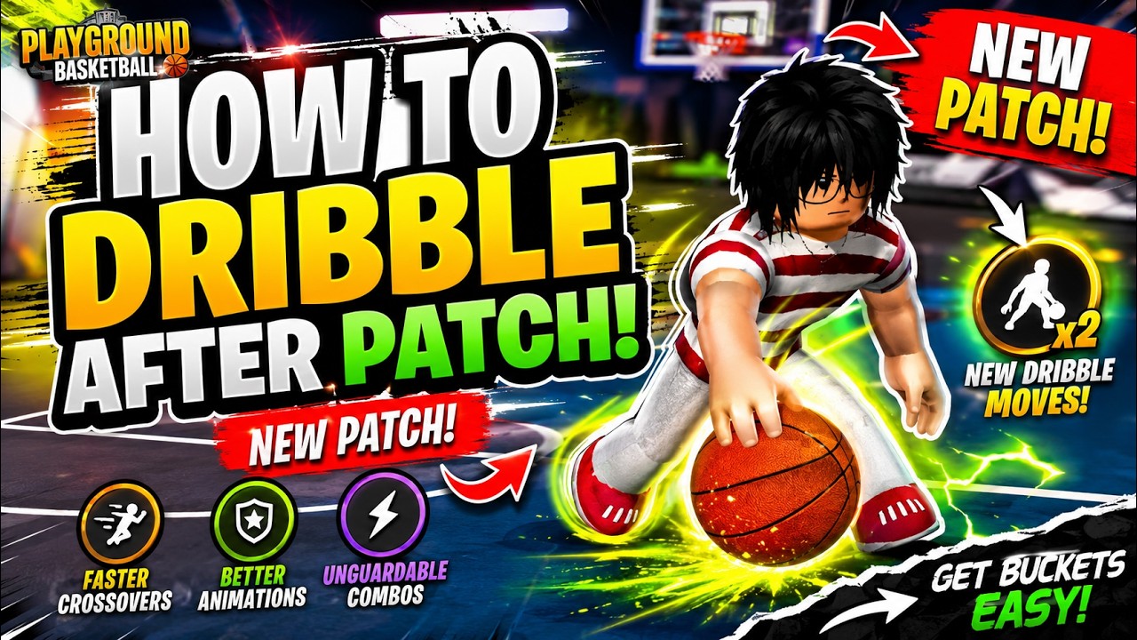#1 DRIBBLE TUTORIAL 🔥AFTER HELLSPIN WAS REMOVED!! In Playground Basketball on ROBLOX!!!