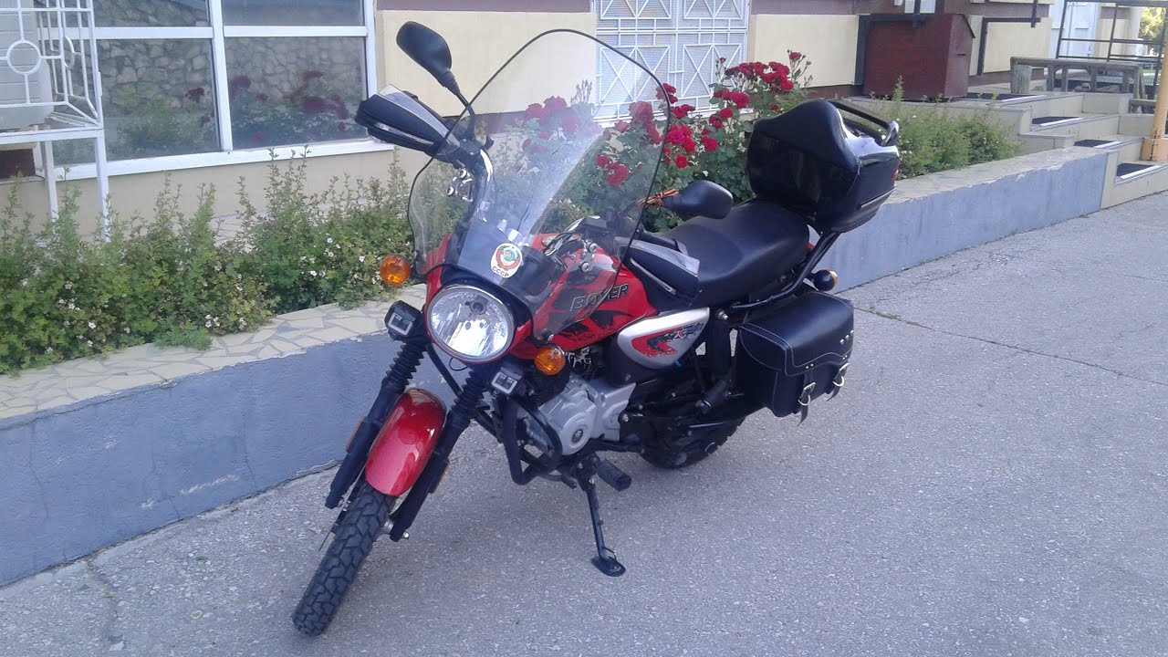 bajaj boxer 150, создание комфортного пользования