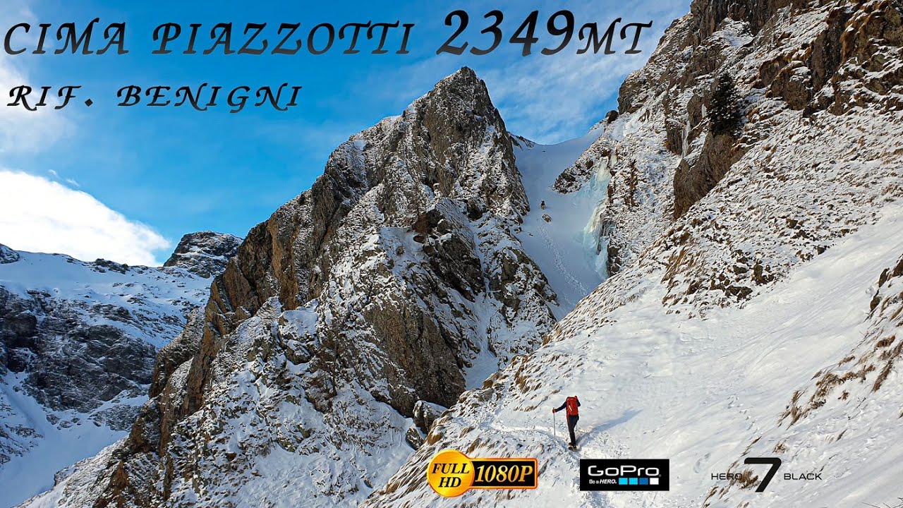 cima piazzotti 2349mt e rifugio benigni 9/01/22
