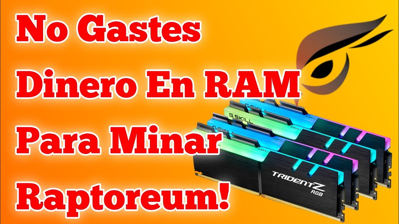 No Gastes Dinero En RAM Para Minar Raptoreum!|Afecta La RAM Al Minar RTM?