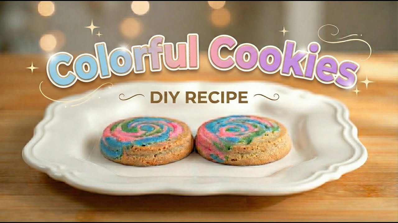 The Ultimate DIY Marble Cookies 🍭