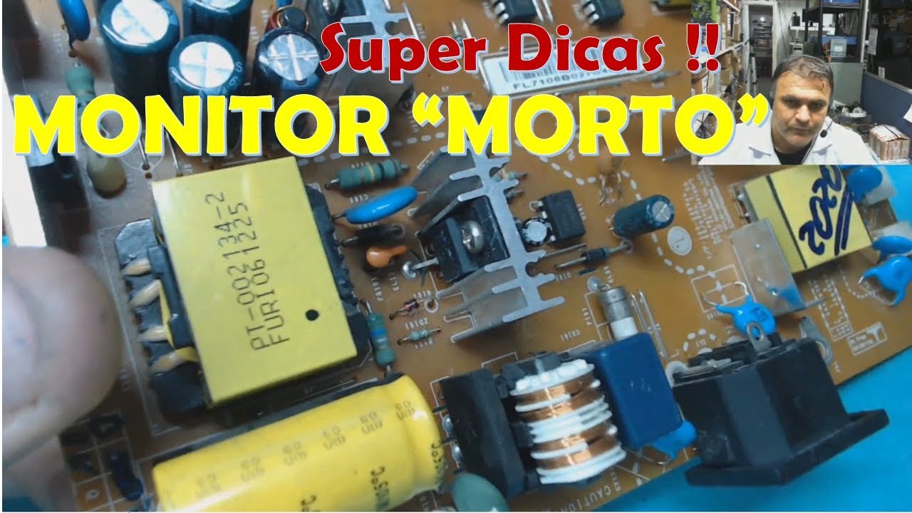Monitor LCD não liga (morto). Super dica genérica importante que pode ser sua solução!!