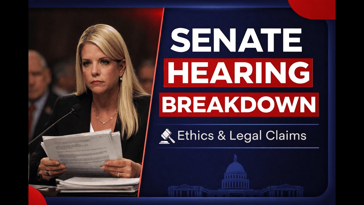 Senate Hearing Breakdown: Ethics, Oversight, and the Pam Bondi Legal Claims