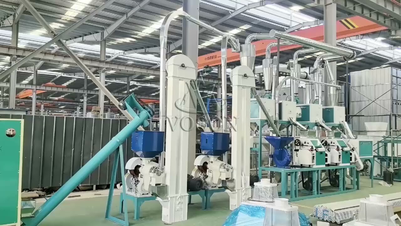 10T/D Maize mill plant / small maize milling machine for sale
