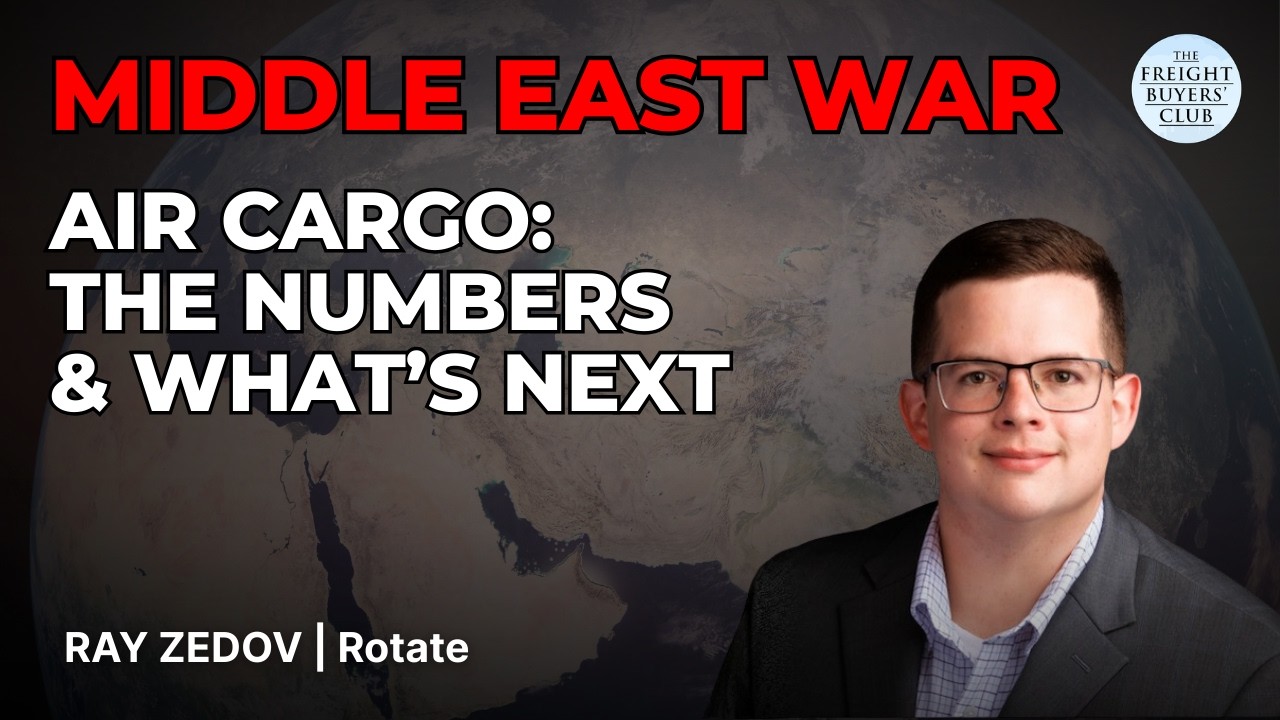 Middle East War Is Reshaping Air Cargo. Here's What the Data Shows | Ray Zedov, Rotate