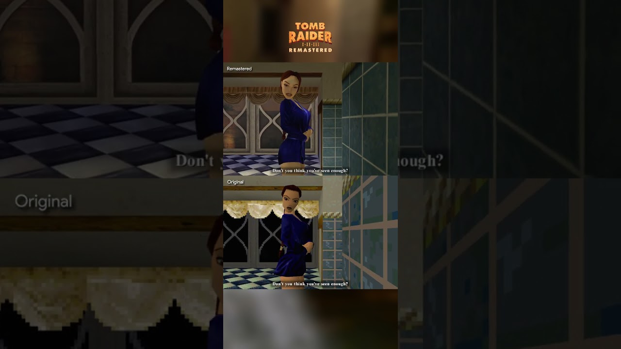 Don't you think you've seen enough? | Tomb Raider 2 Remastered #gaming #laracroft #gamesshorts