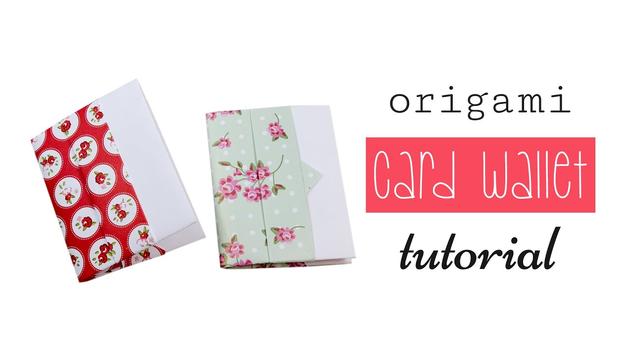Easy Origami Wallet - Short Version - DIY - Paper Kawaii