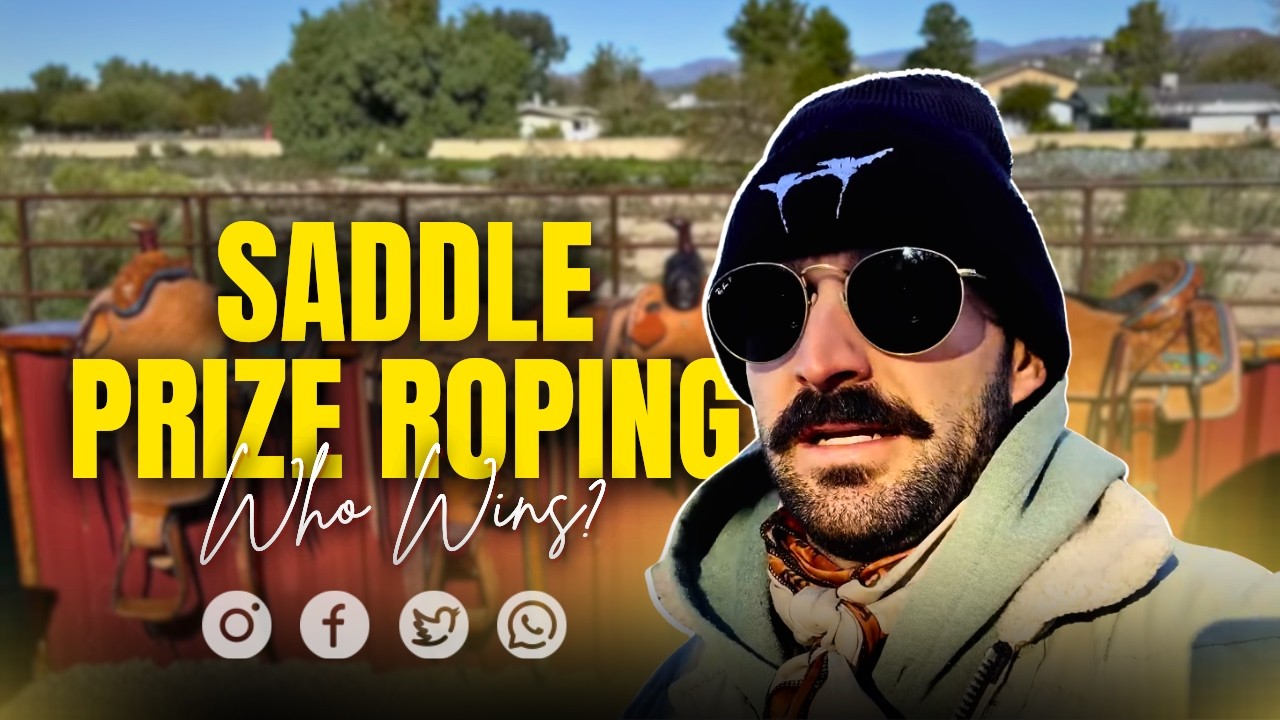 ROPING FOR A SADDLE!!
