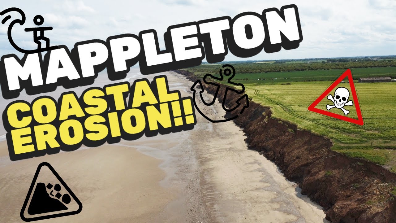 Mappleton Coastal Erosion!! DISAPPEARING YORKSHIRE COASTLINE!! [DRONE VIDEO FILMED IN 4K!!!]