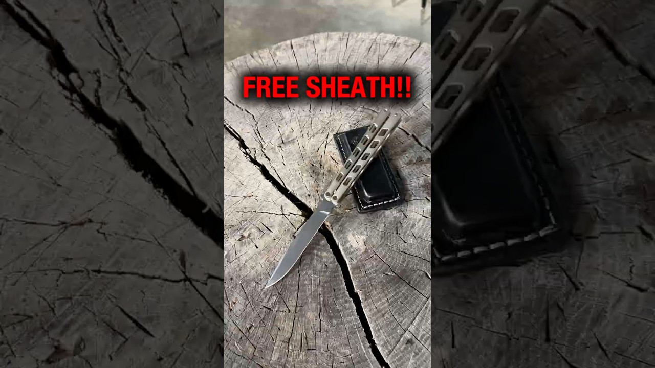 Что я знаю о балисонгах, и бесплатный кожаный чехол!! Cold Steel Arc Angel.