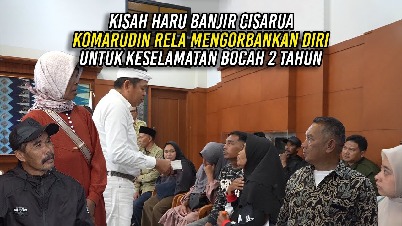 KISAH HARU BANJIR CISARUA | KOMARUDIN RELA MENG0RB4NKAN DIRI UNTUK KESELAMATAN B0CAH 2 TAHUN
