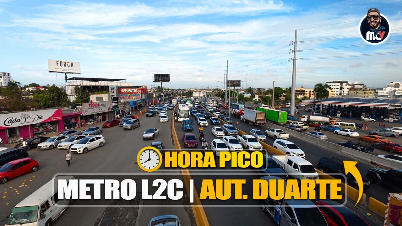 La Hora Pico después de inaugurar la Línea de Metro L2C | Autopista Duarte
