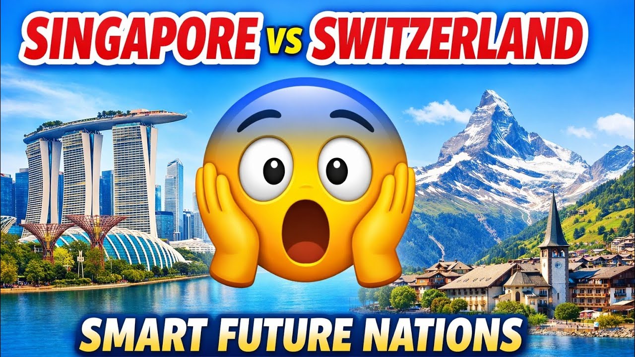 Singapore vs Switzerland — The Future Super Smart Nations Battle | Who Will Lead the Smart Future.!!