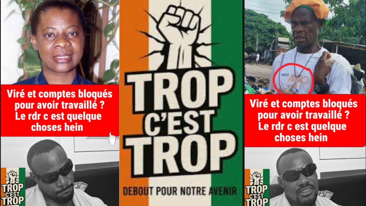 viré et comptes bloques pour avoir travaillé le RDR c est quelque chose hein #humor