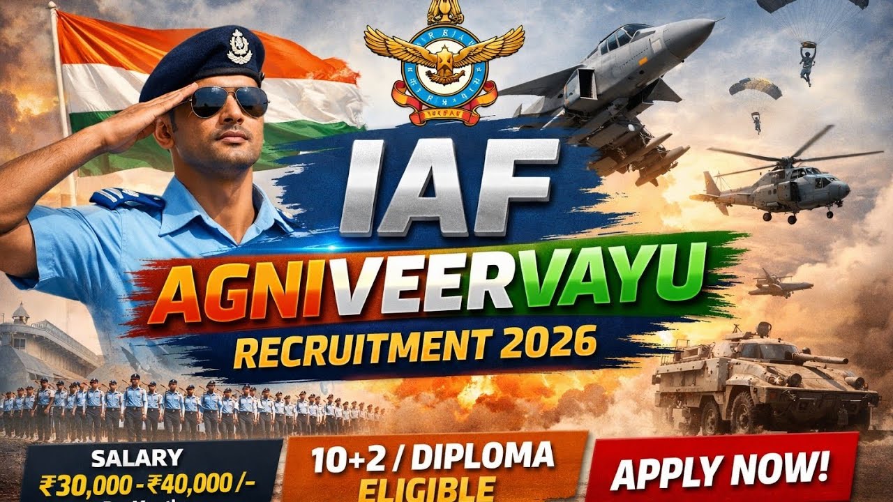 2026 Indian Air Force (IAF)Post NameAgniveervayu  in kannada 