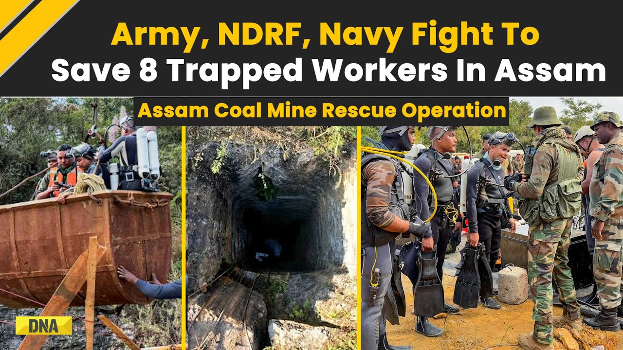 Assam Coal Mines Accident: Army, Navy, NDRF Race Against Time As 8 Lives Hang In Balance