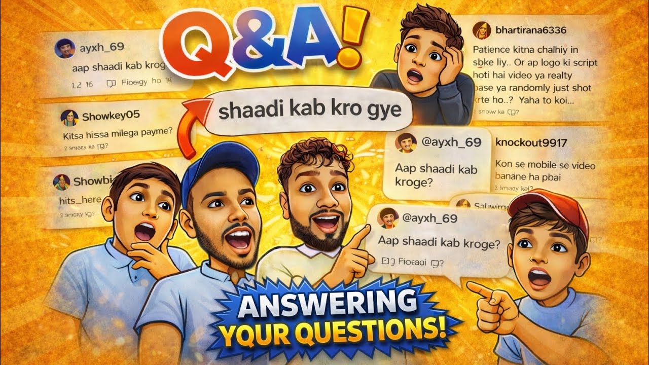 OUR FIRST Q&A VIDEO - Vlogging Legends 