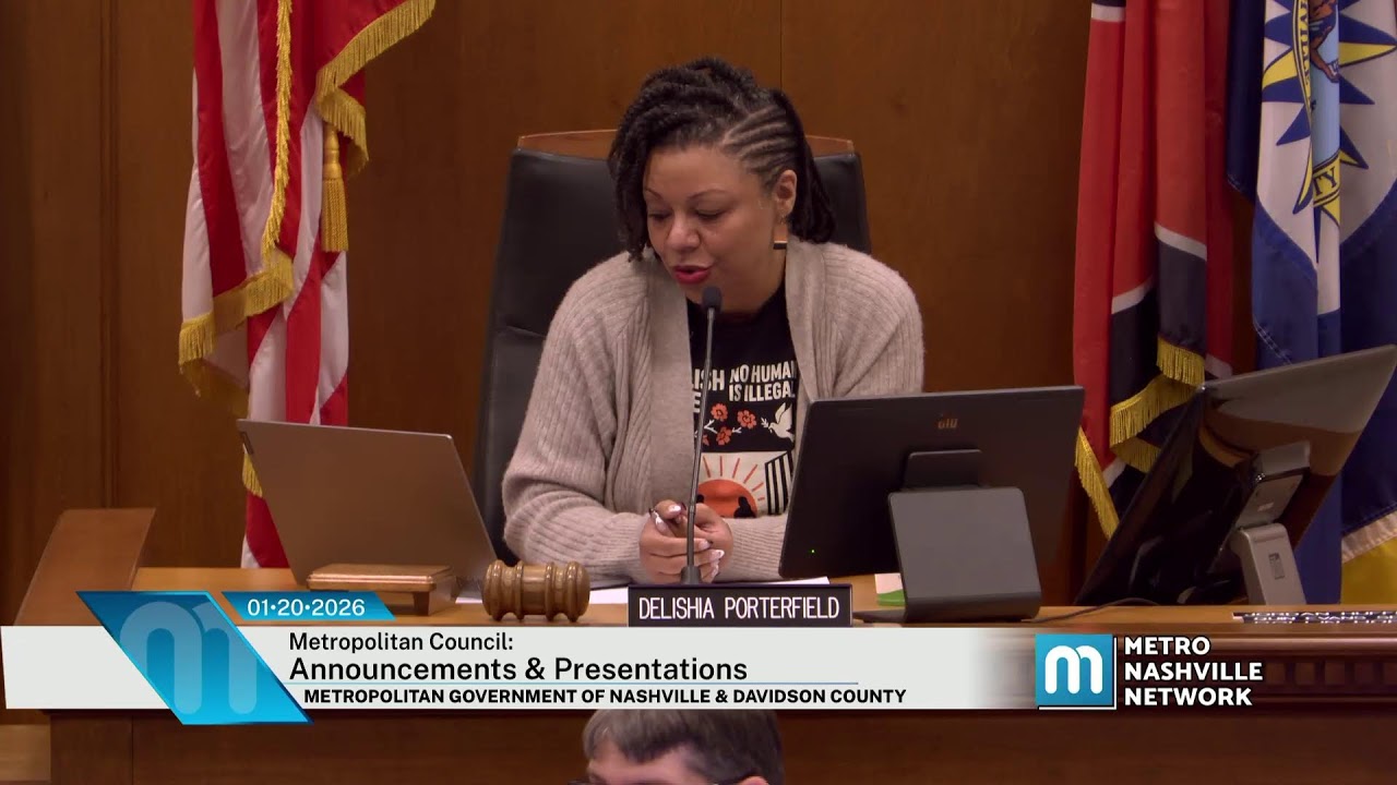01/20/26 Metropolitan Council: Announcements & Presentations