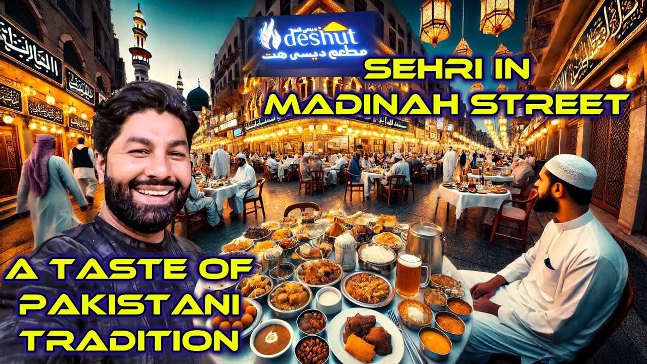 Sehri Delights in Madinah Street | A Taste of Pakistani Tradition 🍽️ |