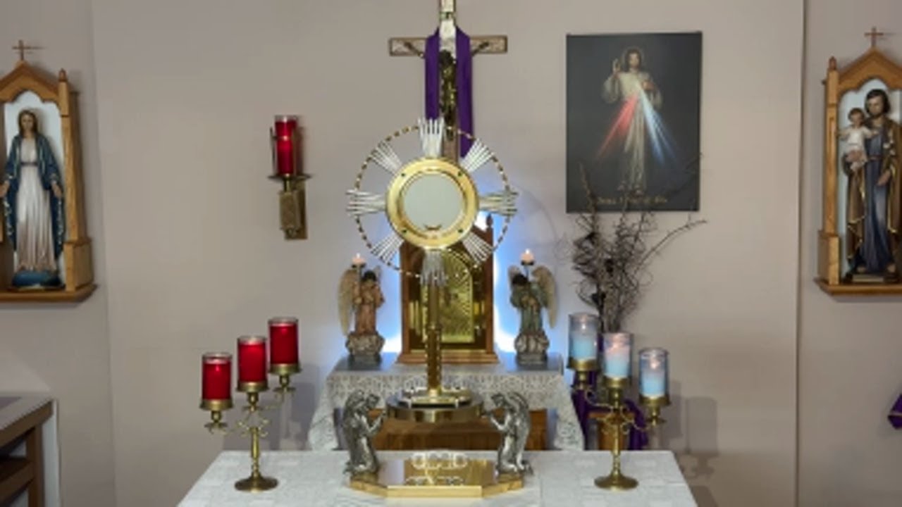 LIVE Eucharistic Adoration - Sisters of Divine Mercy
