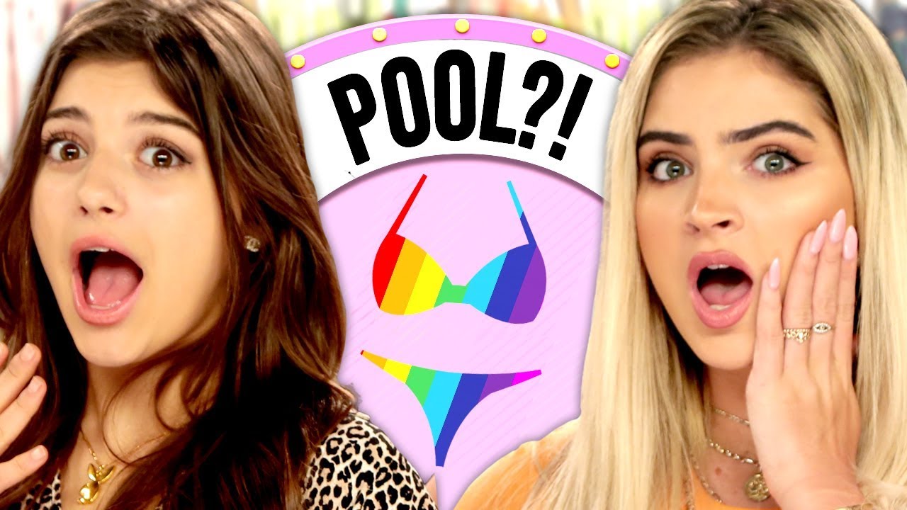 RAINBOW Outfit Challenge?! Wheel of Fashion w/ Gabriella Whited & Carrington Durham