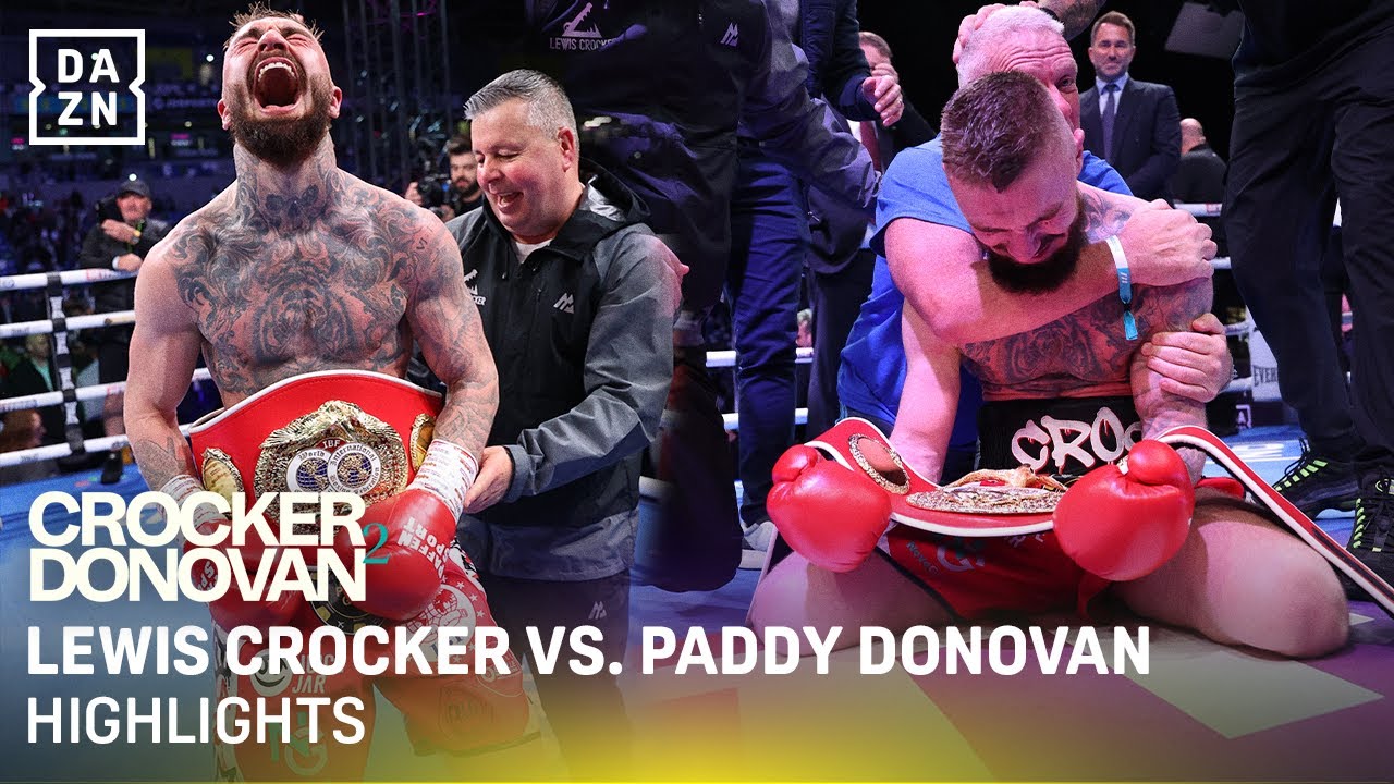 Lewis Crocker vs. Paddy Donovan, IBF World Welterweight Title | Fight Highlights