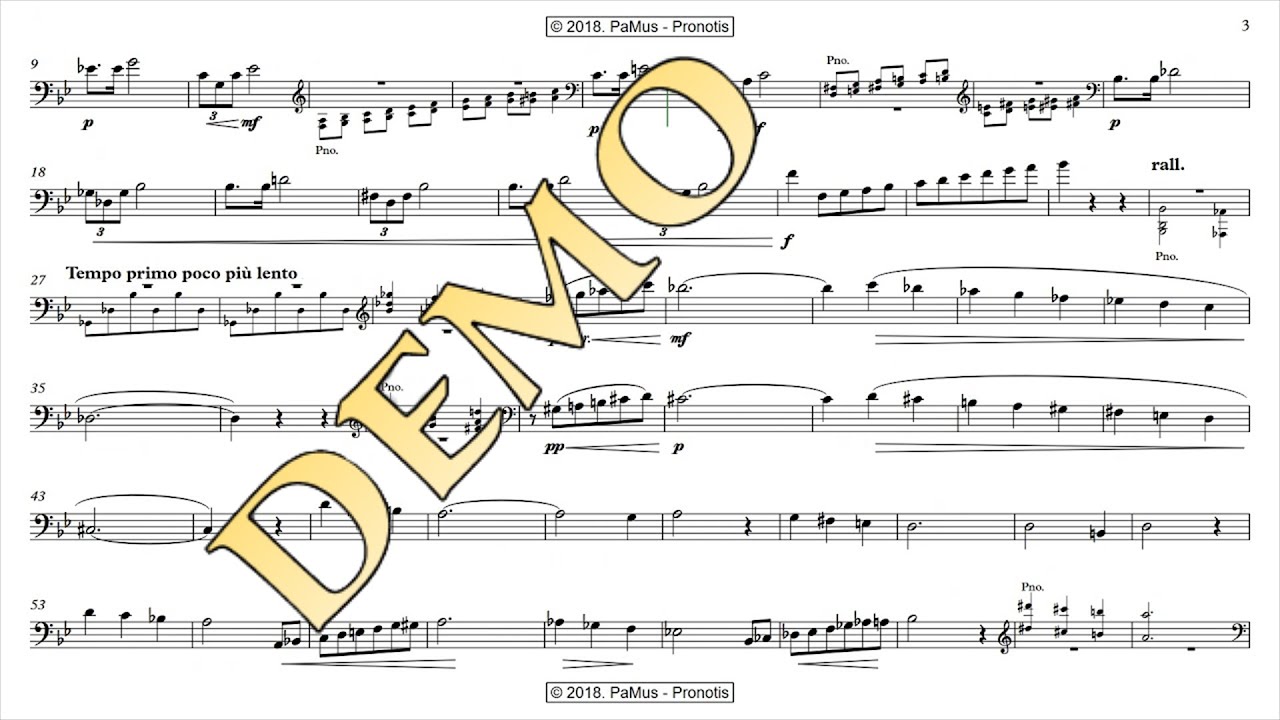 J. Ed. Barat: Andante et Allegro for trombone and piano
