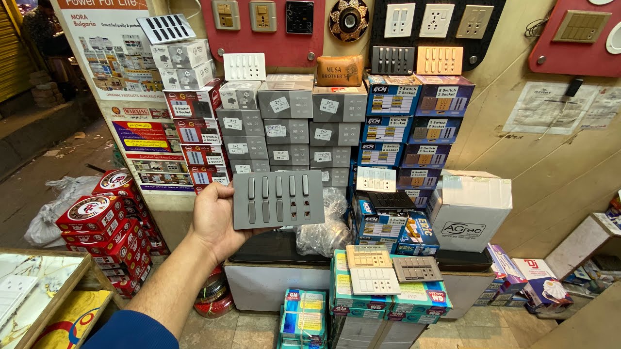 Best Quality Switch Boards Wholesale Rates Par Hasil Karen / Starting From 380 Rs Only . #shahalam 