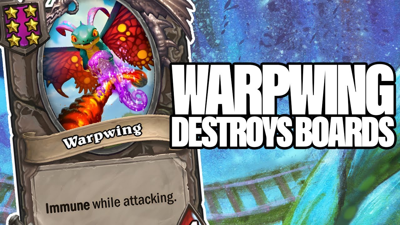 The Crooner Powered Warpwing is So Nuts | Dogdog Hearthstone Battlegrounds
