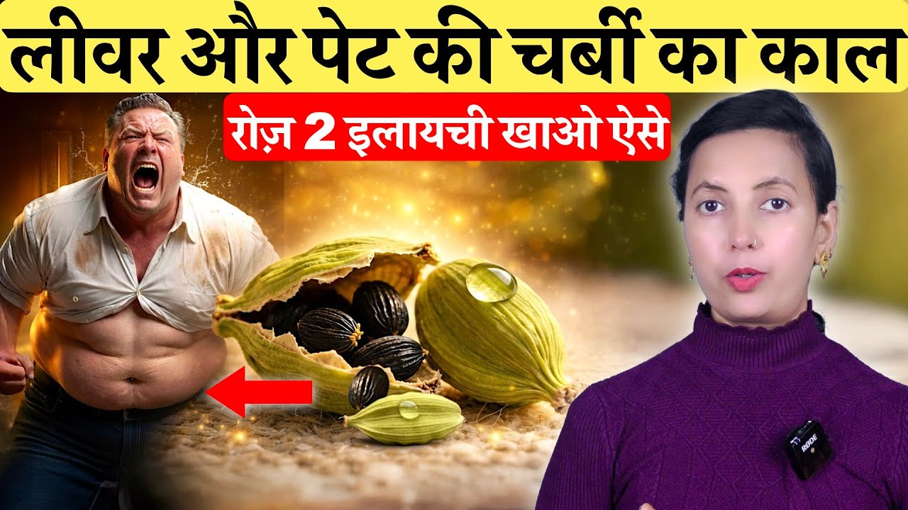सिर्फ़ 2 इलायची के फ़ायदे! , रोज़ खाओ : Liver और पेट की चर्बी का काल