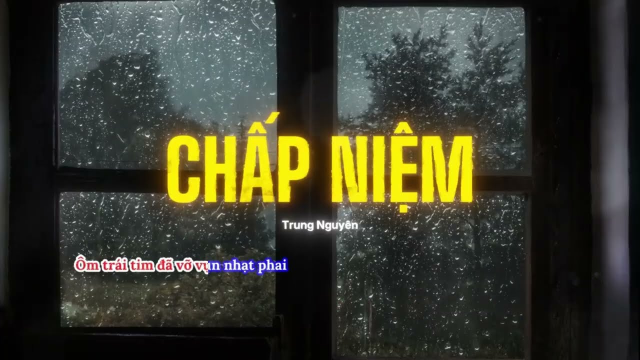 CHẤP NIỆM - KARAOKE | BEAT CHUẨN | Dường như anh luôn luôn là người sai