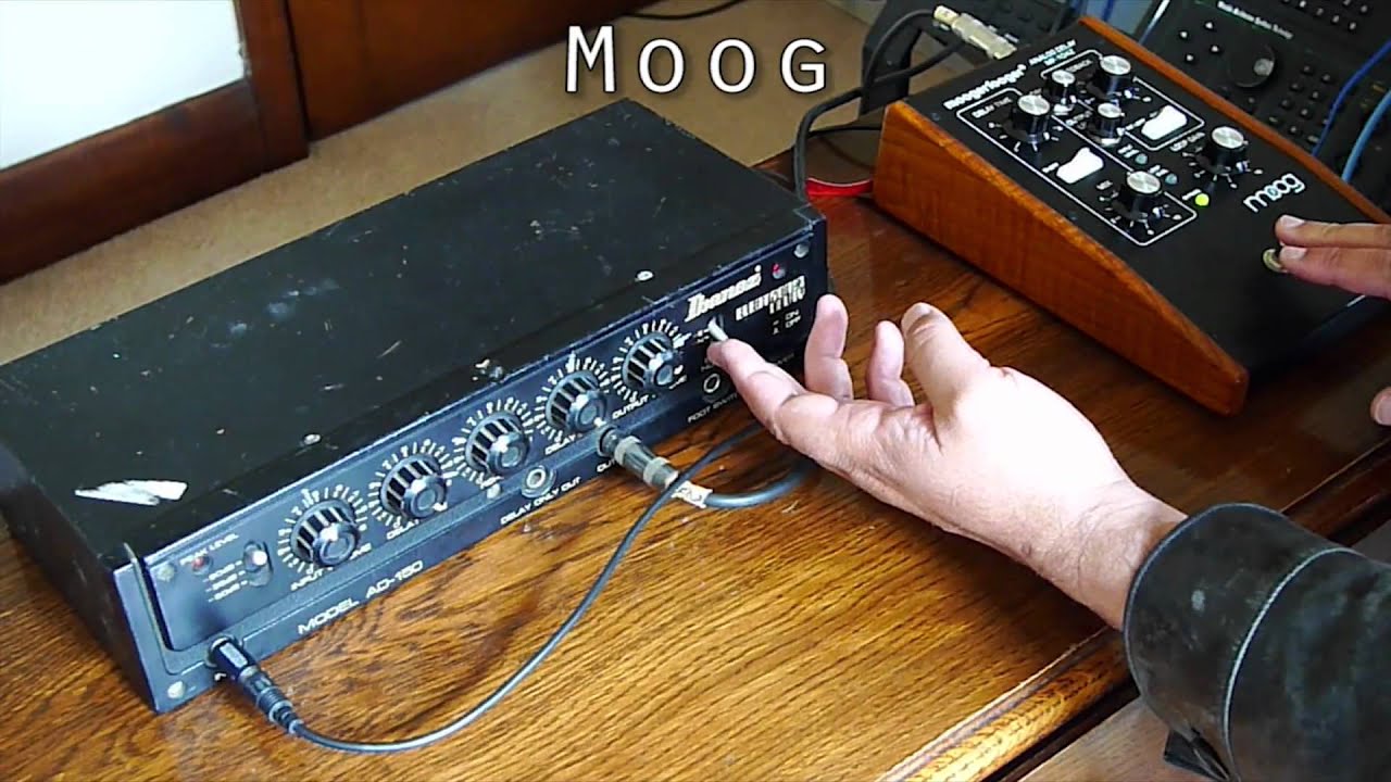 Analogue Delay Comparison Ibanez AD-150 Vs. Moog 104Z