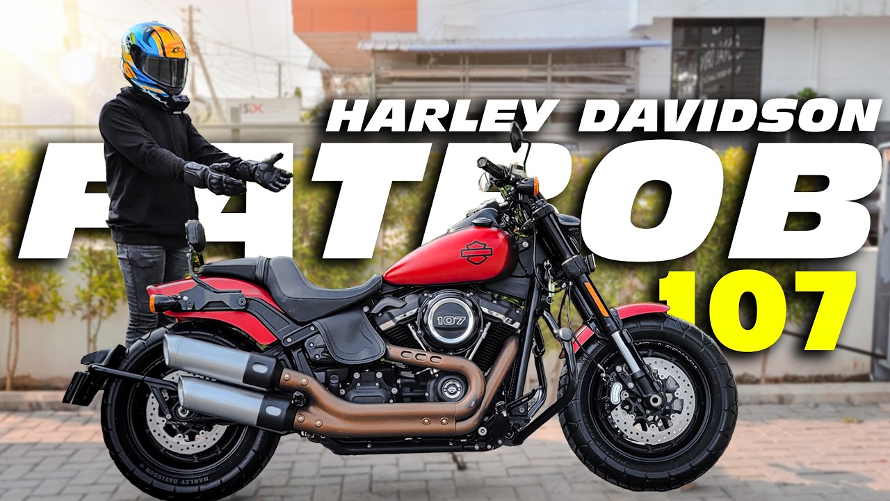 HARLEY DAVIDSON  FAT BOB 107 🔥|ഇവൻ ഒരു ഭീകരൻ തന്നെ..! |  MALAYALAM  REVIEW