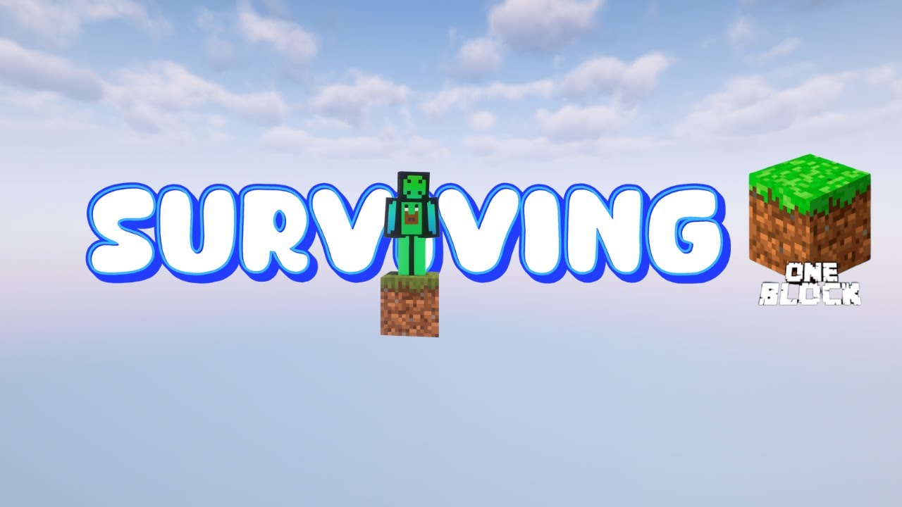 I SURVIVED One Block In Minecraft
