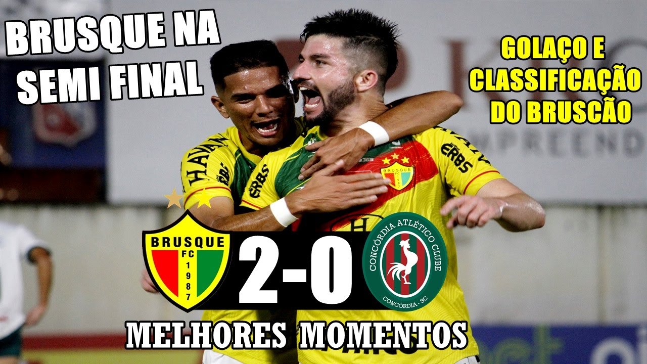Brusque 2 x 0 Concórdia - Melhores Momentos Campeonato Catarinense 2023