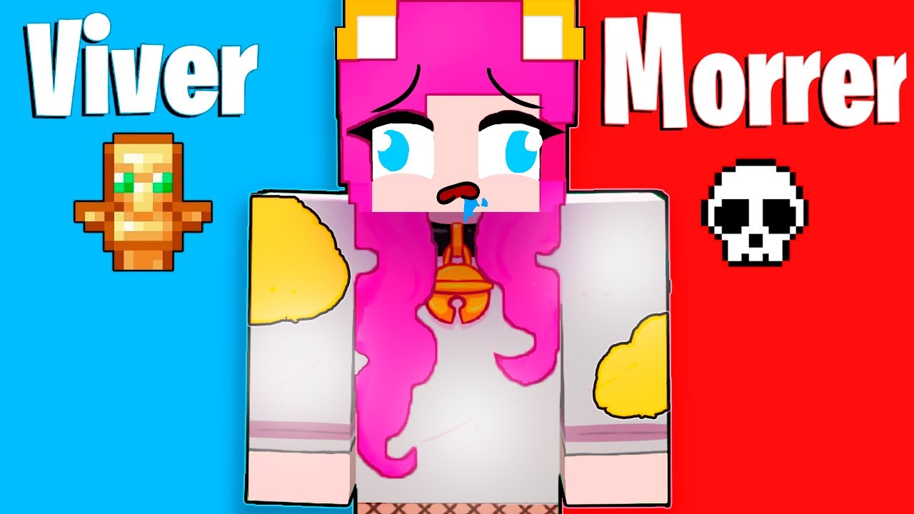Minecraft mas.. O QUE VOC&Ecirc; PREFERE? 🤔🟦🟥 - Miauzinha e Jaum