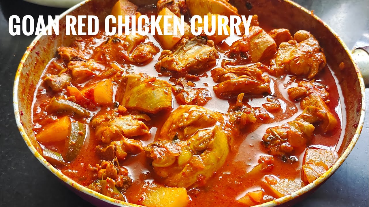 Goan Red Chicken Curry | Goan Chicken Recipe | Goan Chicken Curry | How to make Goan Red Chicken |