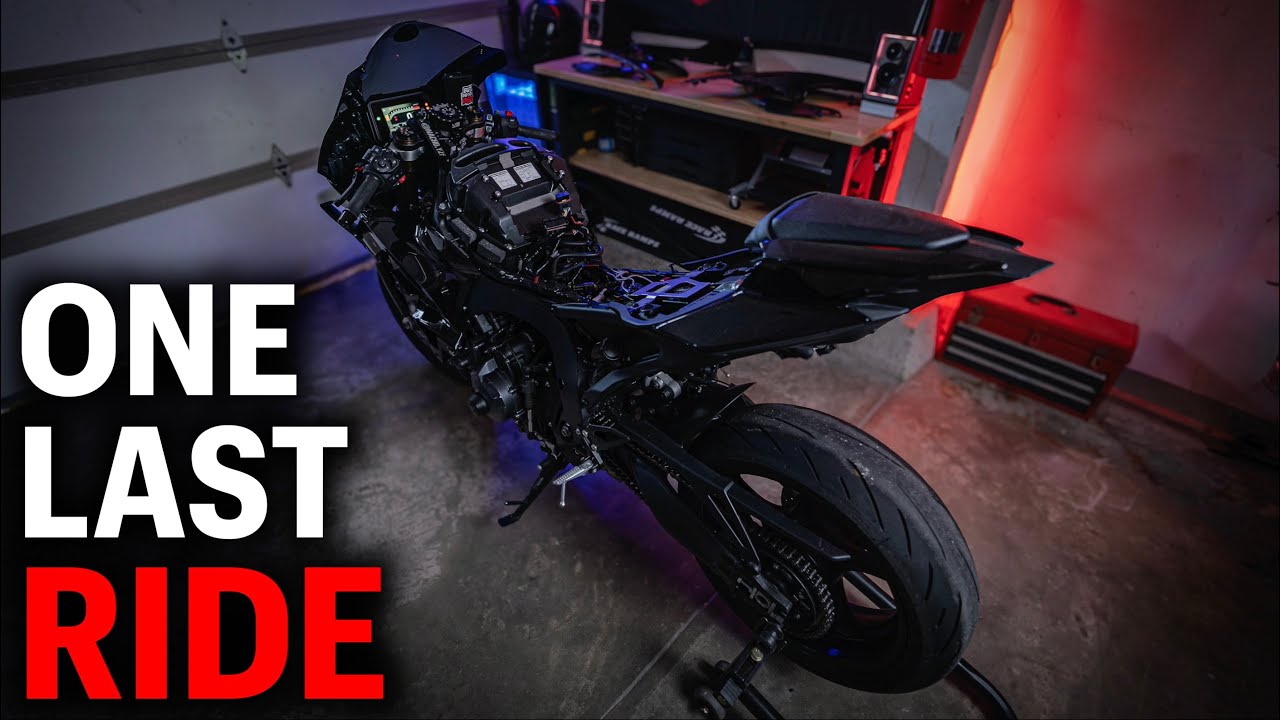Последняя поездка на моей Yamaha R9...