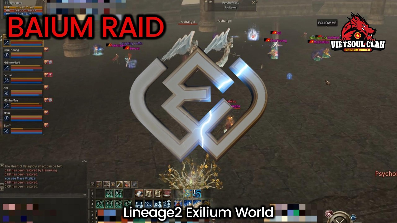 ExiliumWorld | BAIUM RAID | VietSoul vs EvilEmpire & Fracasseds