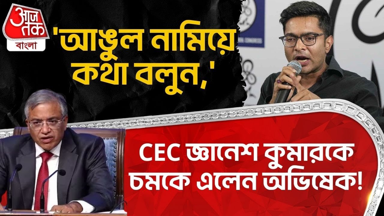 'আঙুল নামিয়ে কথা বলুন,' CEC Gyanesh Kumar কে চমকে এলেন Abhishek Banerjee ! ECI | PN