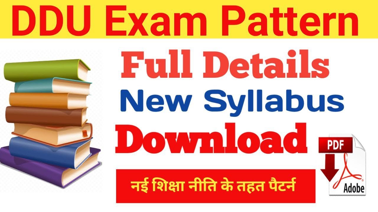 Ddu New Syllabus | New Education Policy 2022 | How to Download DDU New Syllabus 2022 DDU Sem.. Exam