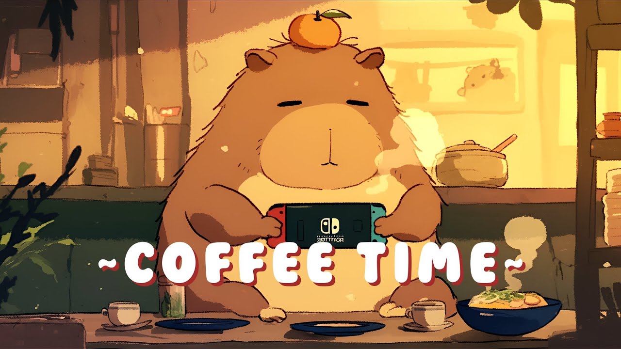 24/7 Capybara Lofi Beats - Chill Beats to Help You Relax ~ Tranquil Mood ~ ✨
