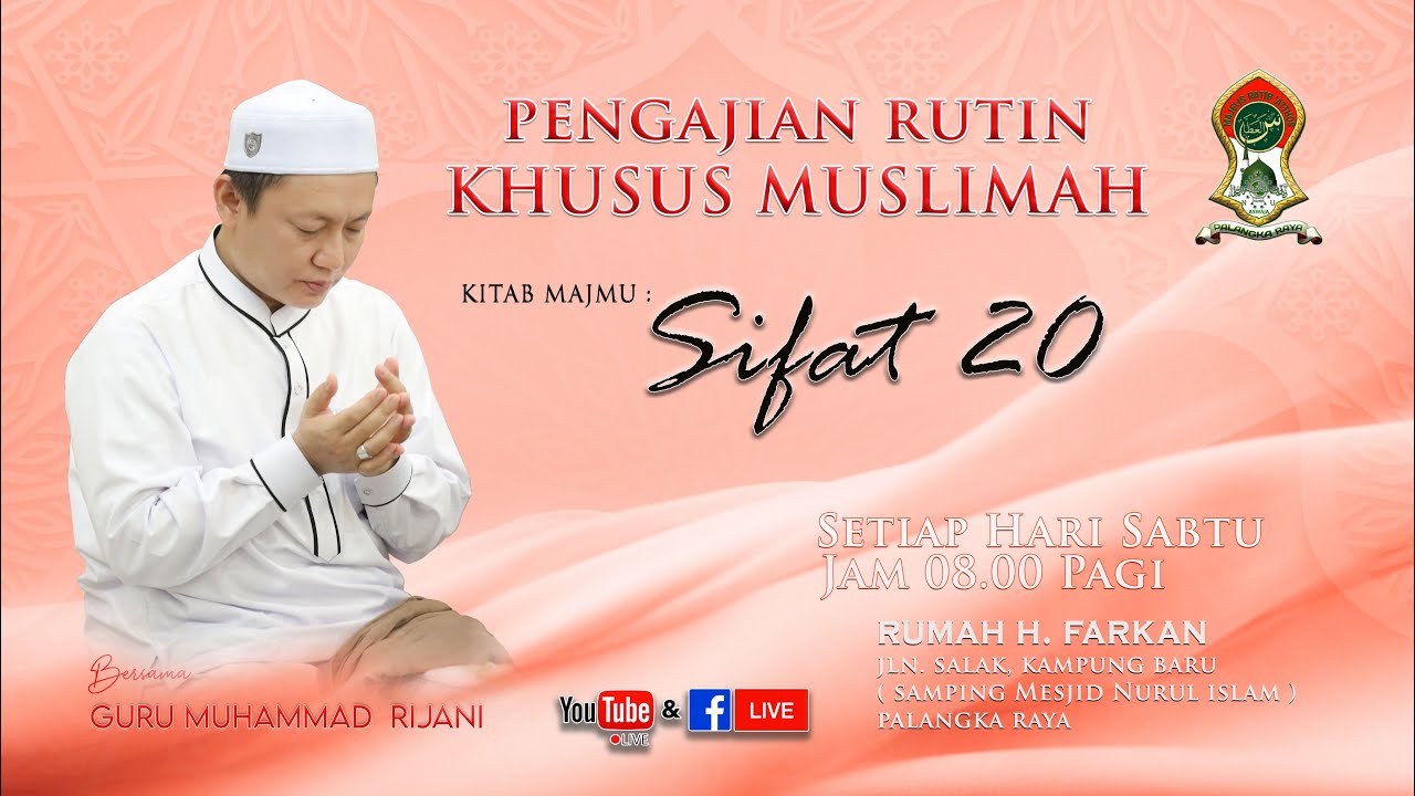 KITAB MAJMU SIFAT 20 MUSLIMAH / GURU MUHAMMAD RIJANI | 20 MEI 2023