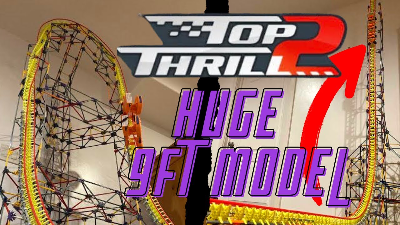 Я построил модель Top Thrill 2! Невероятные американские горки K’nex!