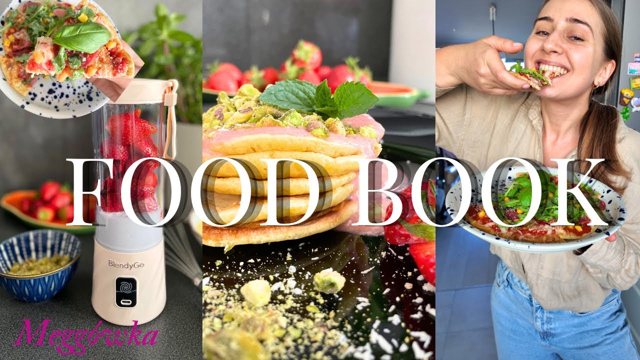 Food Book z BlendyGo 3: budyniowe placuszki | pizza na spodzie z serka wiejskiego | sernik na zimno