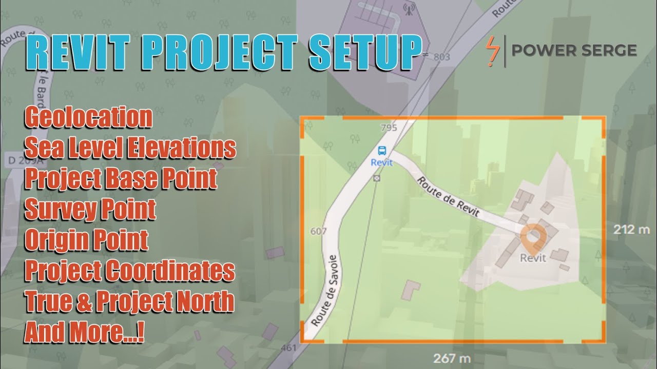 Настройка проекта Revit: использование геолокационных координат и реальной высоты для повышения т...