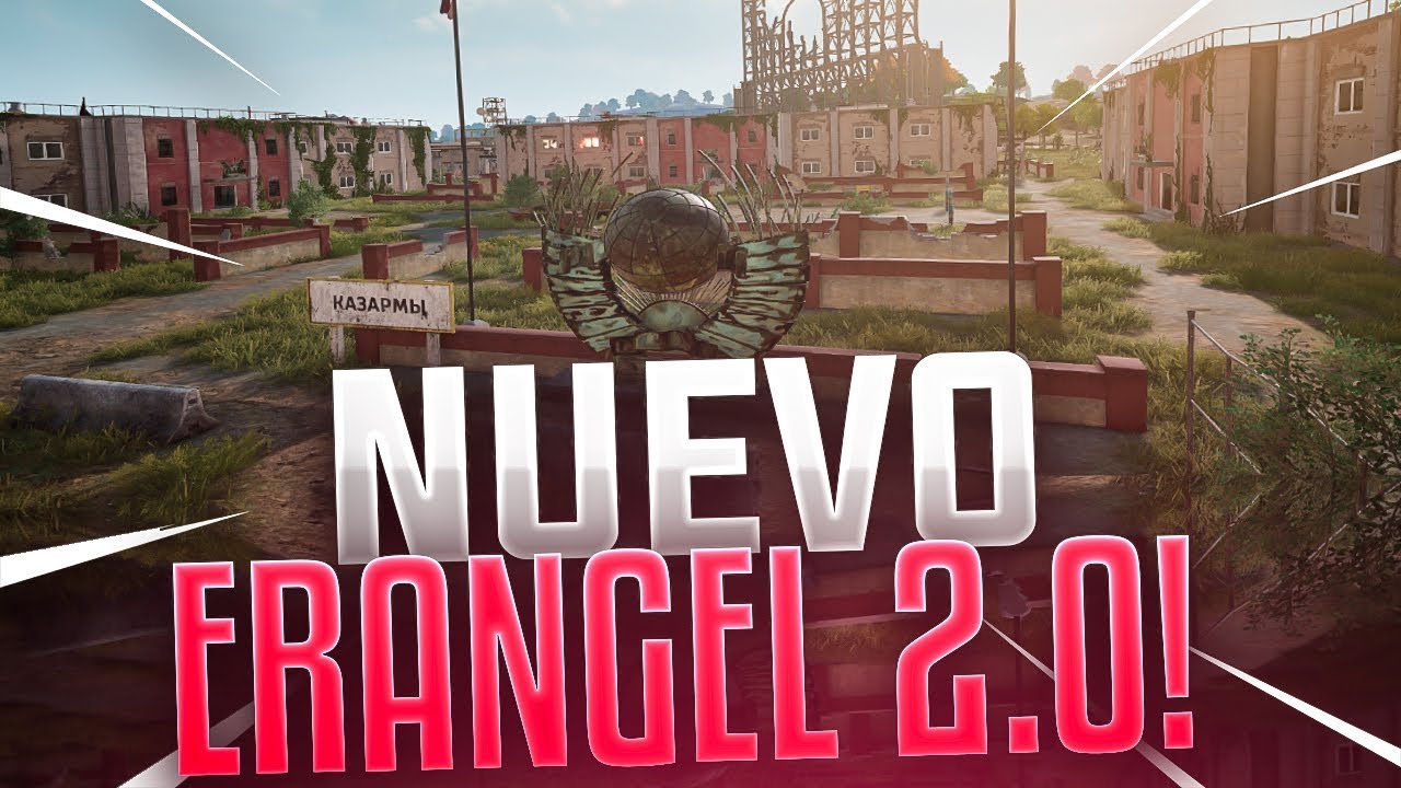 JUGANDO EN EL NUEVO ERANGEL 2.0! SE VE BRUTAL EL MAPA DE PUBG!